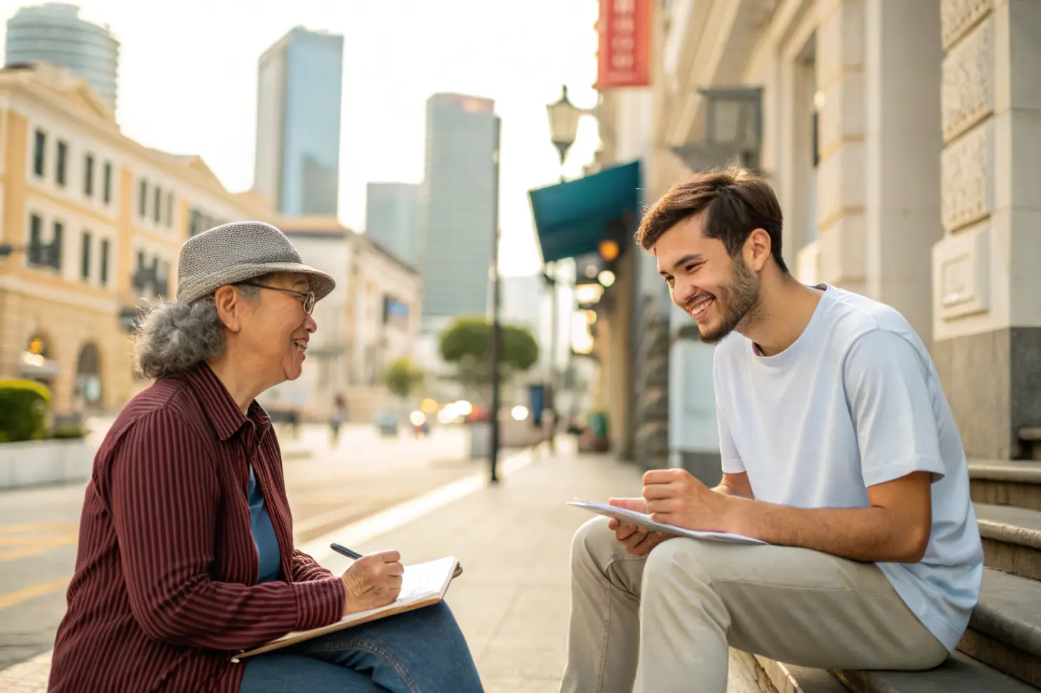 Промты для общения на английском в реальных ситуациях