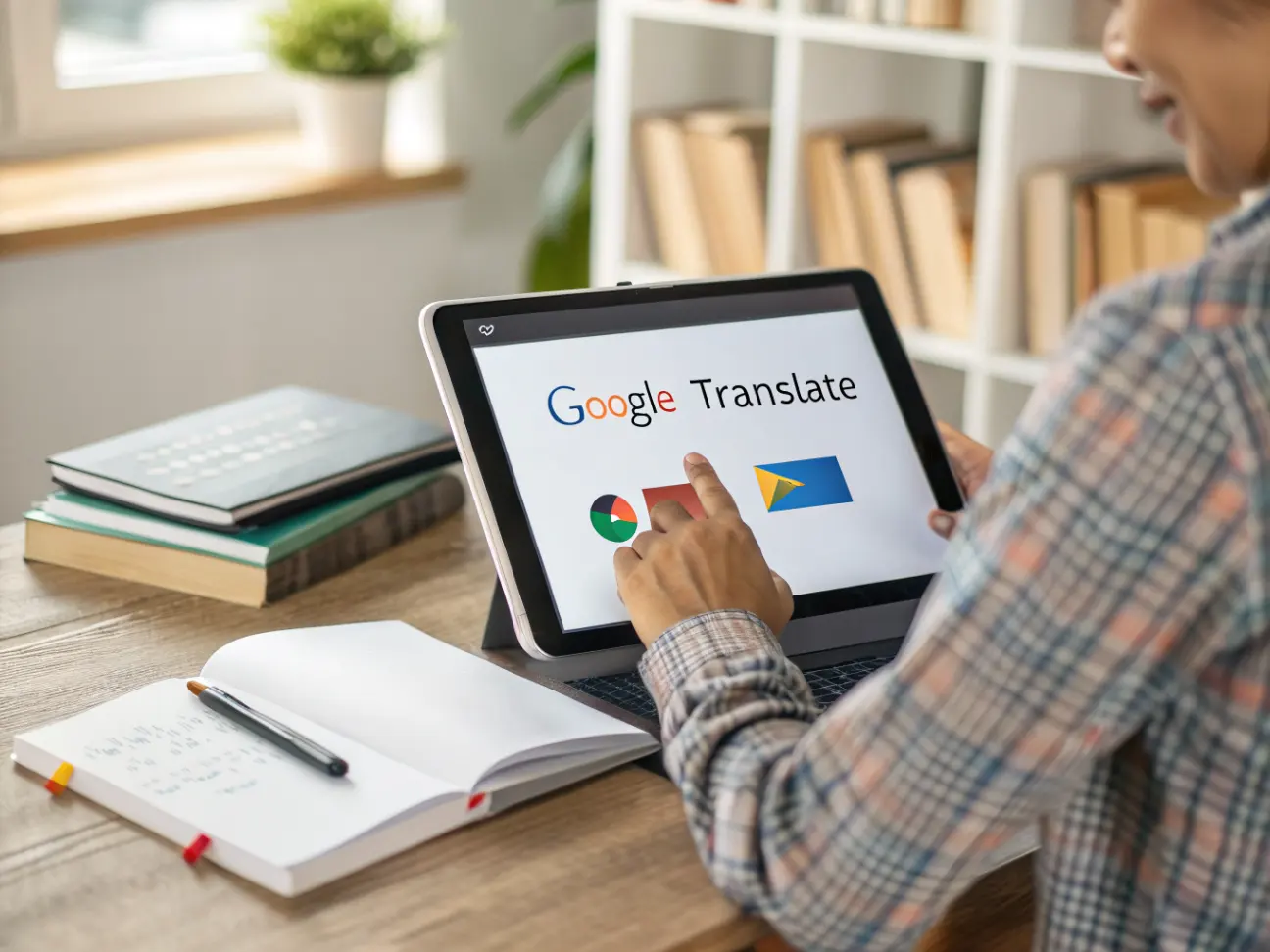 Google Translate учит английскому с AI